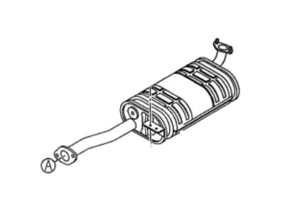 Honda 8-97101-940-2 Muffler Assembly, Exhuast