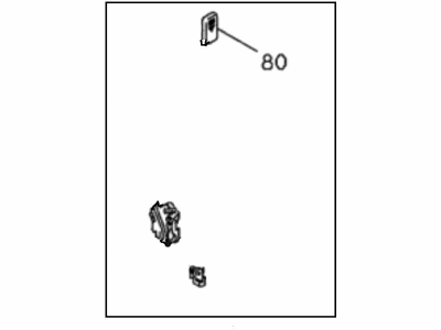 1995 Honda Passport Door Lock - 8-97150-640-3