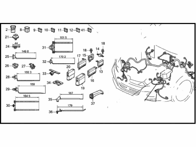 Honda 32200-TVC-AD0 WIRE HARNESS, ENGINE ROOM