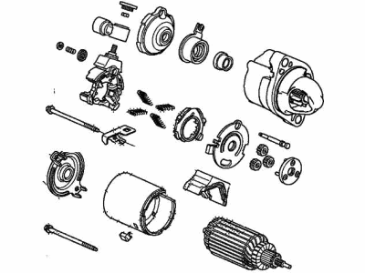 Honda Accord Hybrid Starter Motor - 31200-6A0-A11