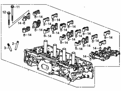 2020 Honda Accord Cylinder Head - 12100-6B2-A00