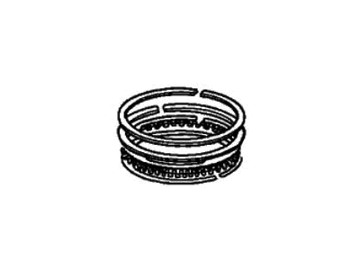 Honda 13021-6B2-A01 Ring Set, Piston (Over Size) (0.25)