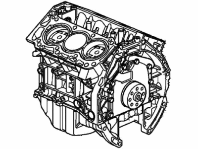 Honda Pilot Engine Block - 10002-5J6-A02