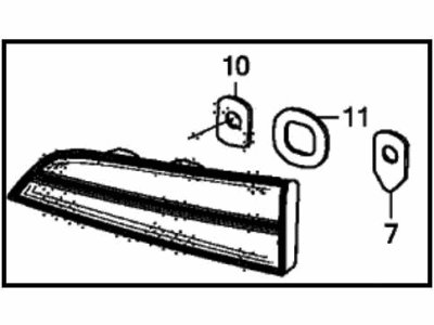 2022 Honda Pilot Back Up Light - 34150-TG7-A21