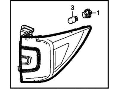 Honda Pilot Back Up Light - 33500-TG7-A21