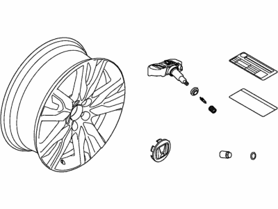 2019 Honda Passport Rims - 08W20-TG7-101A