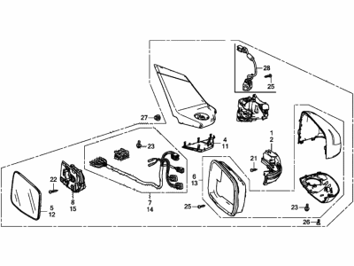 Honda 76250-SZT-A31ZK