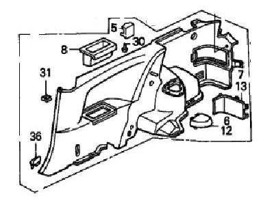 Honda 83780-SH3-A01ZA