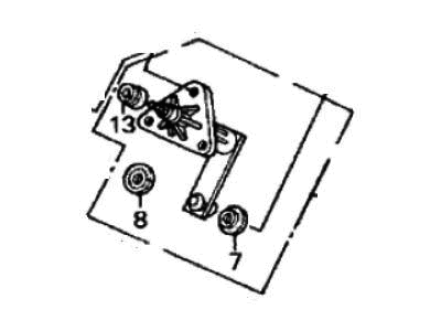 Honda 76570-SH3-A01 Pivot B Assy.