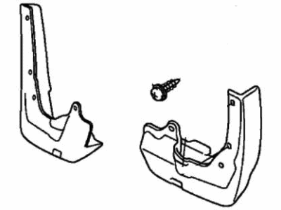 2011 Honda Odyssey Mud Flaps - 08P08-TK8-1A0R1