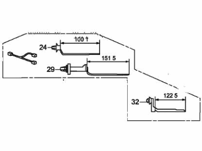 Honda 32110-TK8-A00 Sub-Wire, FR. Acm Solenoid