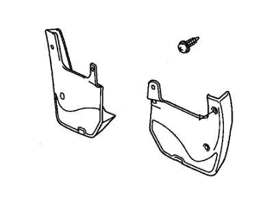 Honda 08P09-TK8-100R1 Splash Guard Set, Rear