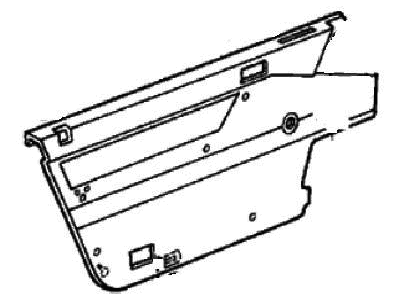 1989 Honda Accord Door Trim Panel - 83502-SE5-A10ZA