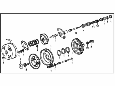 Honda Prelude Brake Booster - 46400-SE3-033