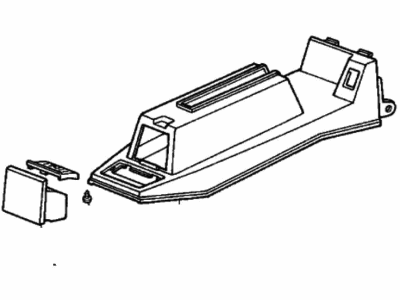 1986 Honda Accord Consoles - 83440-SE0-A11ZC