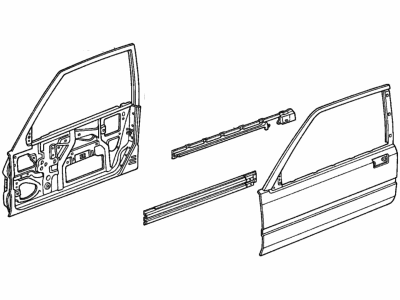 1987 Honda Accord Door Panel - 67010-SE0-A00ZZ