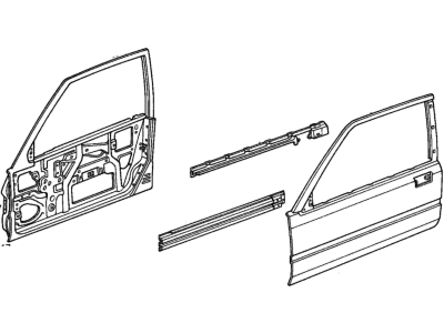 1987 Honda Accord Door Panel - 67050-SE0-A00ZZ