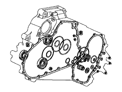 Honda 06112-P4T-010 Gasket Kit, AT Transmission