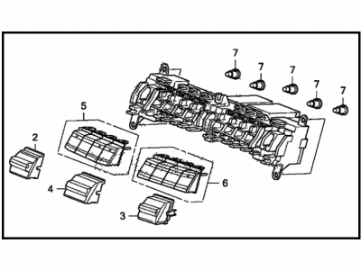 2008 Honda Accord A/C Switch - 79600-TA0-A01ZE