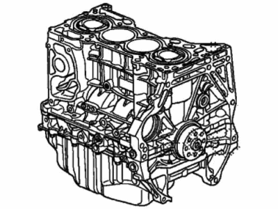 Honda 10002-R40-A01 General Assy., Cylinder Block (DOT)