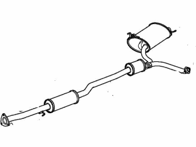 2009 Honda Accord Muffler - 18307-TA6-A02