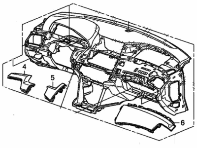 2011 Honda Accord Instrument Panel - 77100-TA0-A01ZJ