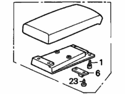 1994 Honda Civic Armrest - 83405-SR4-J00ZD