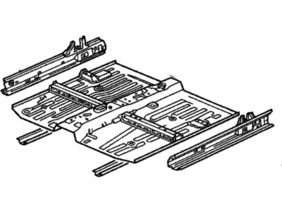 1993 Honda Civic Floor Pan - 65100-SR4-A01ZZ
