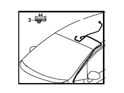 2020 Honda Fit Sunroof Cable - 32155-T5R-AB0