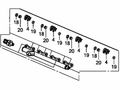 2020 Honda Fit Fuel Rail - 16011-5R1-306