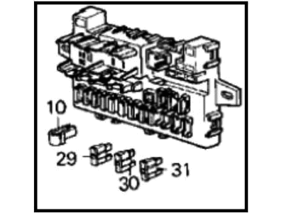 1987 Honda Civic Fuse Box - 38200-SB2-673