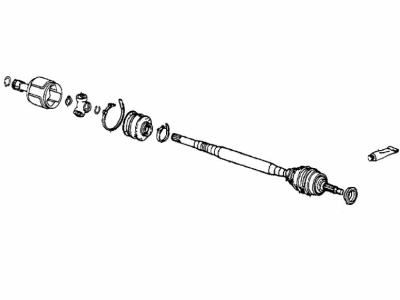 Honda CRX Axle Shaft - 44011-SB2-761