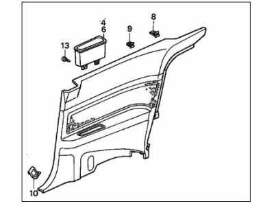 1997 Honda Accord Door Trim Panel - 83780-SV2-A32ZE