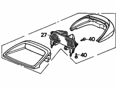 1996 Honda Accord Brake Light - 34274-SV2-A01ZA