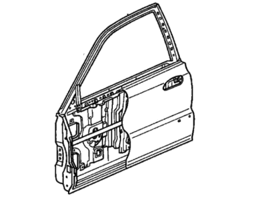 1995 Honda Accord Door Panel - 67010-SV2-506ZZ