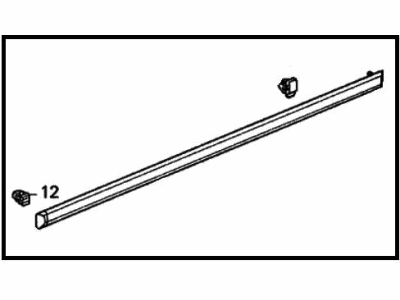 1995 Honda Accord Door Moldings - 75302-SV2-A21ZA