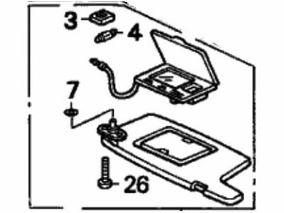 Honda 83230-SM1-A22ZF