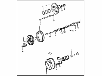 Honda Prelude Brake Booster - 46400-SA5-013