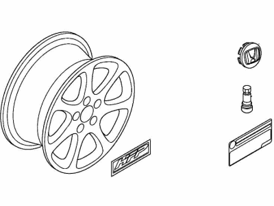 2007 Honda Civic Spare Wheel - 42751-DUN-037