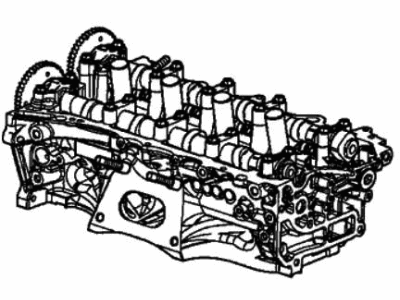 2016 Honda Civic Cylinder Head - 10003-5AA-A00