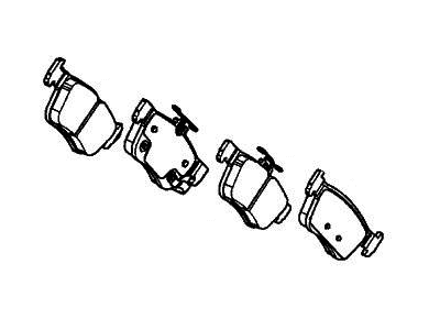 2021 Honda Civic Brake Pad Set - 43022-T20-A01