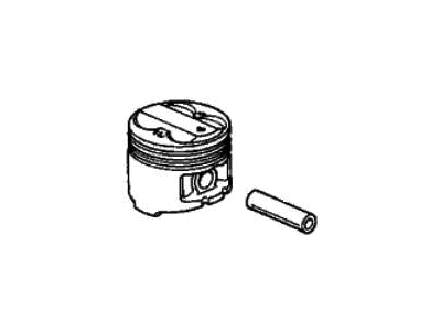 Honda 13040-P0A-010 Piston Set (Over Size) (0.50)