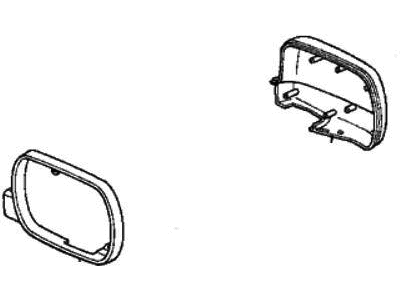 Honda 76201-SV1-A11ZE Housing, Passenger Side (Heather Mist Metallic)