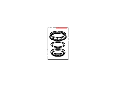 Honda 17046-SWA-A00 Nut & Gasket Set, Fuel Lock