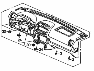 Honda 77102-S9A-G11ZB