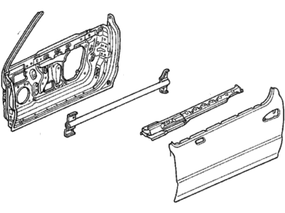 1995 Honda Del Sol Door Panel - 67050-SR2-010ZZ