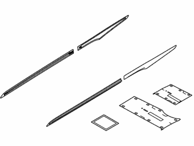 2020 Honda Clarity Plug-In Hybrid Door Moldings - 08P05-TRT-141