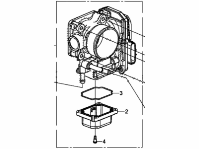 2021 Honda Clarity Plug-In Hybrid Throttle Body - 16400-5WJ-A01