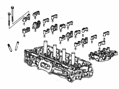 Honda Civic Cylinder Head - 12100-5BA-A00