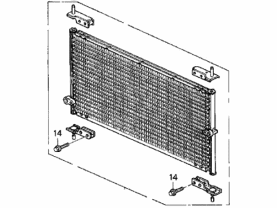 Honda Odyssey A/C Condenser - 80110-SX0-003